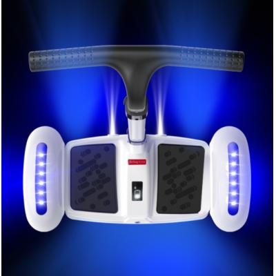 Children's two-wheel universal two-wheel intelligent electric parallel car with support bar