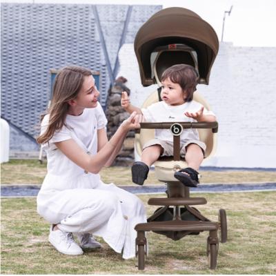 Portable foldable baby walker double - way stroller can lie on a baby stroller