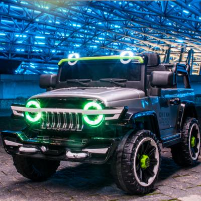 Children electric car four-wheel remote control car can sit baby toy car can sit people cross country buggy