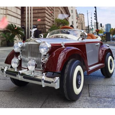 Children's electric car high-end parent-child interaction classic car men and girls can sit adult four-wheel remote cont